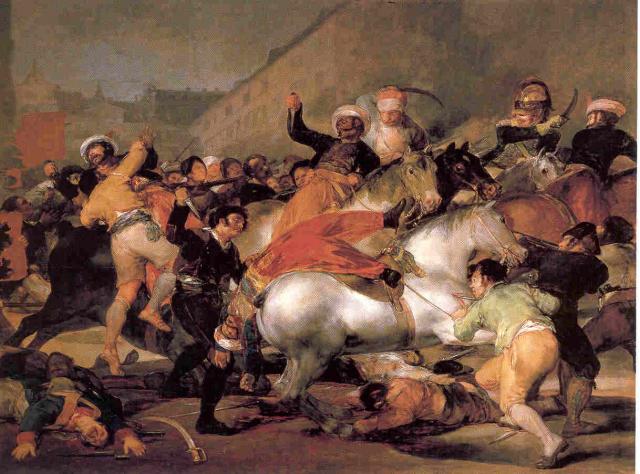 la carga de los mamelucos goya fiestas del 2 de mayo